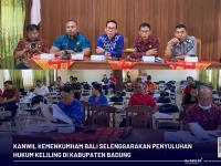 Penyerahan Laporan Hasil Pemeriksaan BPK RI, Kanwil Kemenkumham Bali Siap Tindaklanjuti